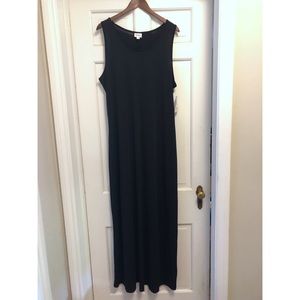 LuLaRoe NWT Dani 3XL Black maxi dress jersey